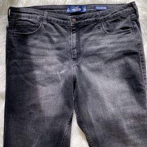 Hollister size 17L jeans grey